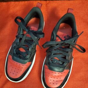 Nike Black and Red Athletic Shoes